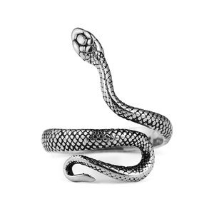 NEW Adjustable Snake Ring Gothic Witchy Antique Silver - Adjustable